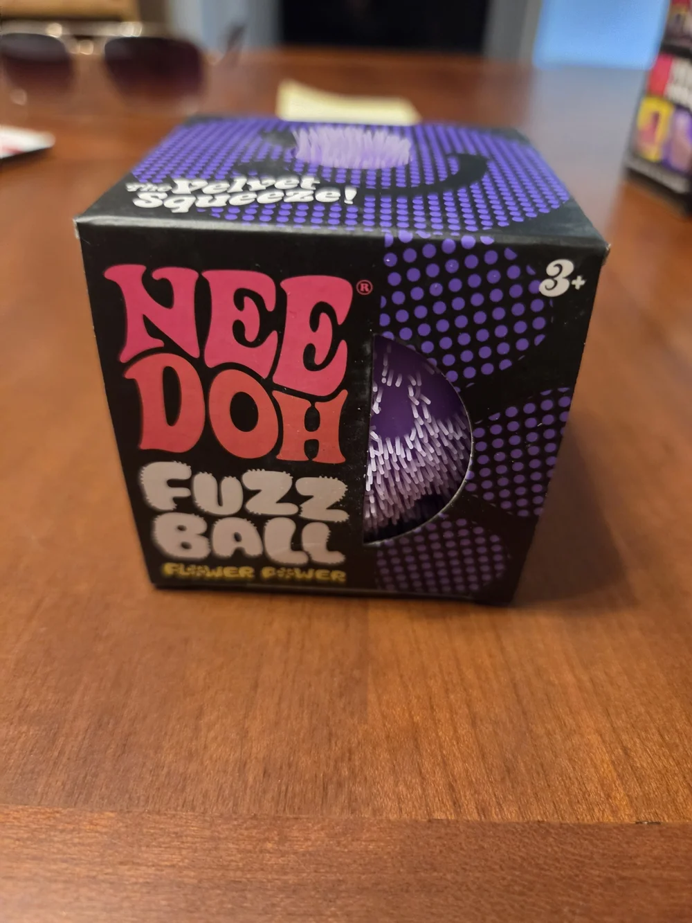 Nee Doh Fuzz Ball Flower Power - Purple Sensory Toy